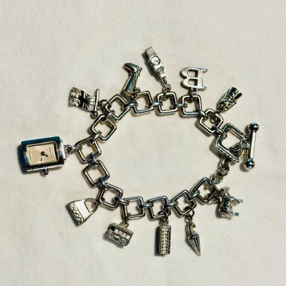 Burberry Jewelry - Burberry watch charm bracelet